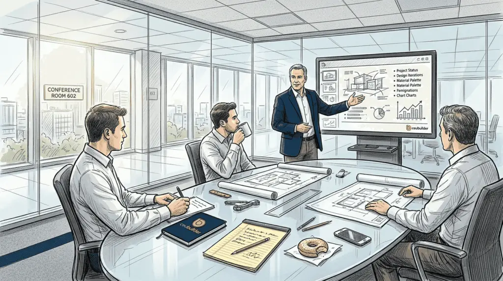 Manufacturer presenting CEU course to architects